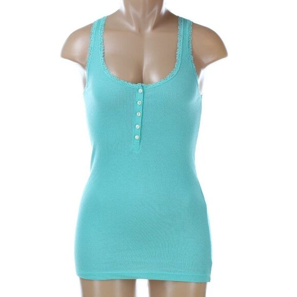 Victoria's Secret Tops - Victoria's Secret VS Button down Tank Top NWT